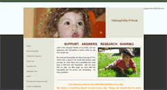 Desktop Screenshot of hemophiliaprince.com